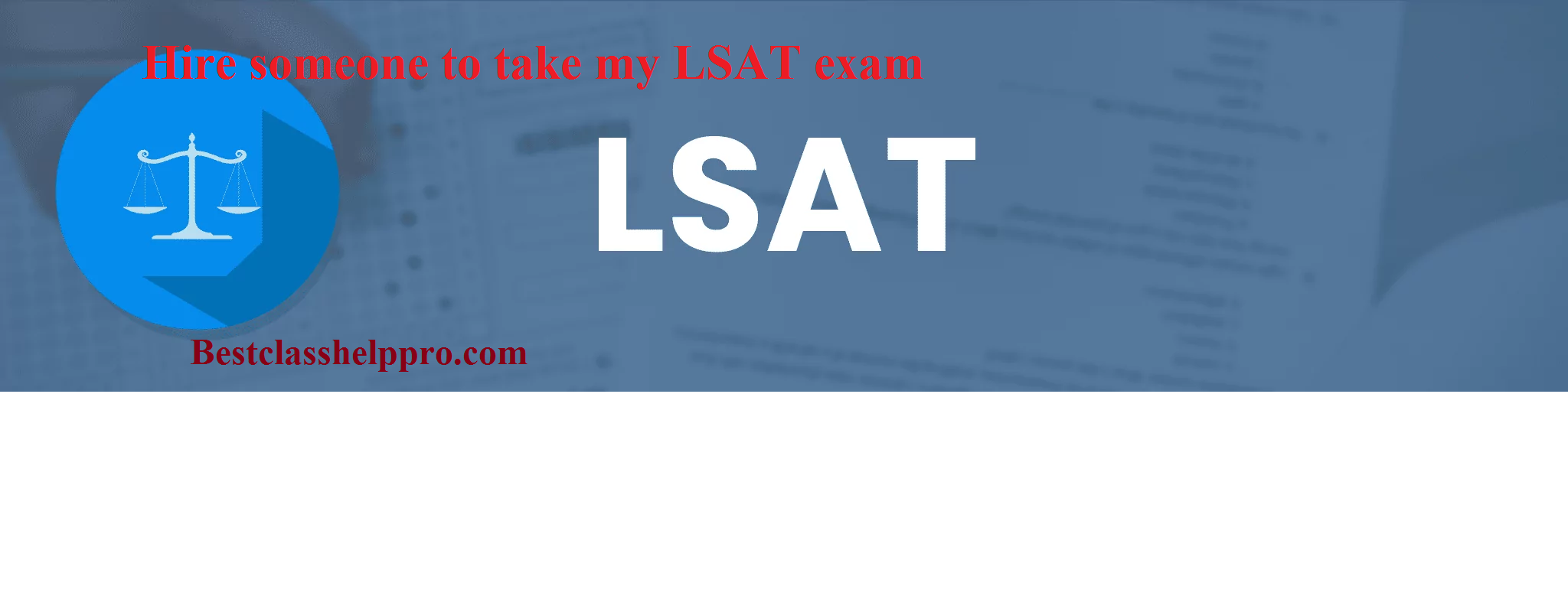 hire someone to take my LSAT exam